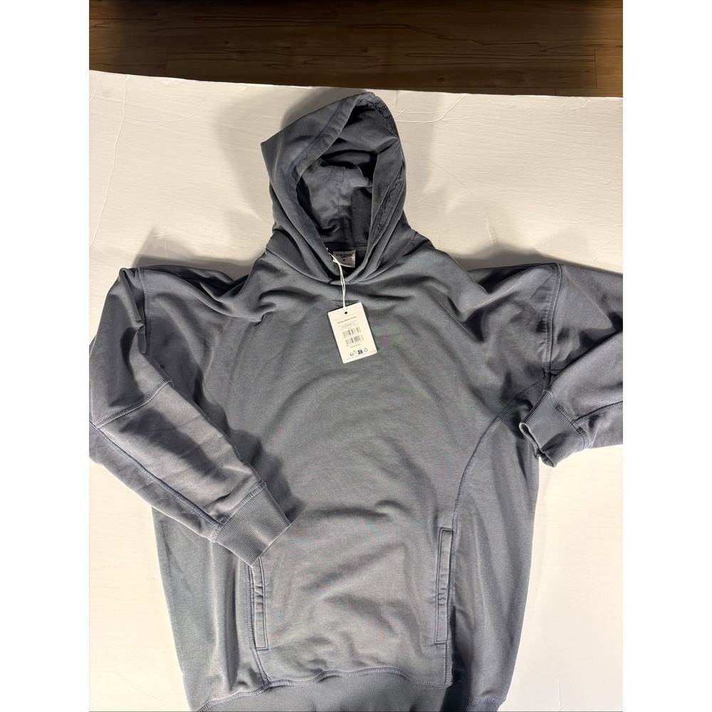 Gymshark Heritage Washed Hoodie Mens Medium Gray  Oversized Fit Lifting Club NWT